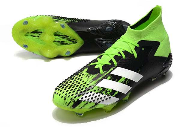 Adidas Predator Mutator .1 FG Soccer Cleats – High Top – Black/Green