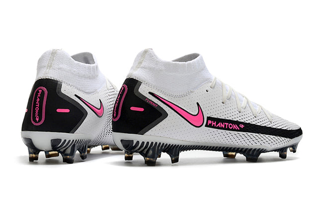 Nike Phantom GT Elite Dynamic Fit FG Soccer Cleats – High Top – White/Pink
