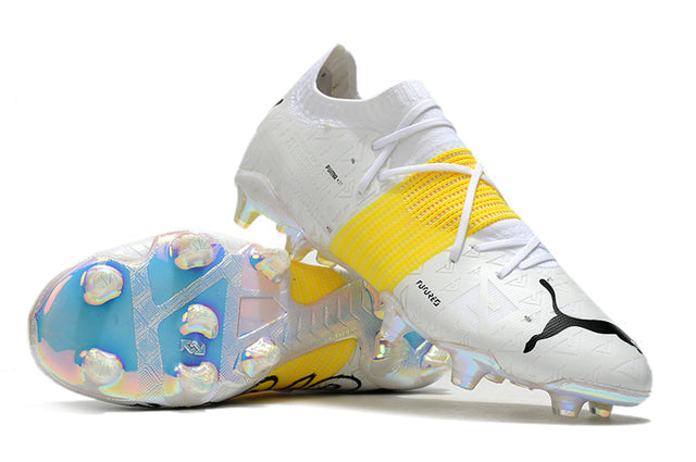 Puma Future Z FG Soccer Cleats – White/Yellow