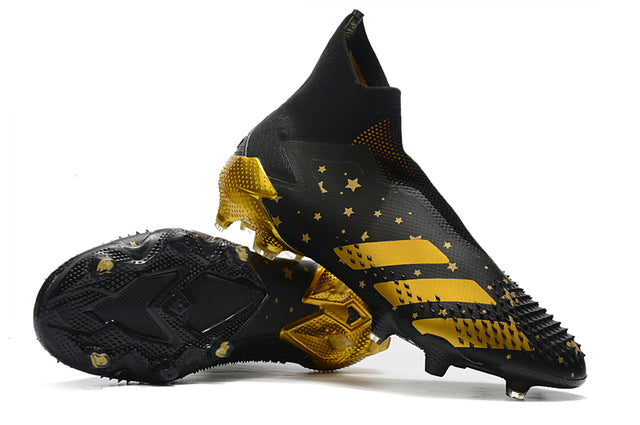 Adidas Predator Mutator+ FG Soccer Cleats – High Top – Black/Gold
