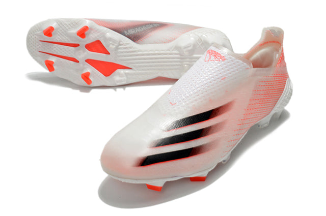 Adidas X Ghosted FG Soccer Cleats – White/Red