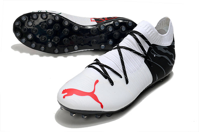 Puma Future Z FG Firm-Ground Soccer Cleats - White/Black