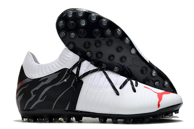 Puma Future Z FG Firm-Ground Soccer Cleats - White/Black
