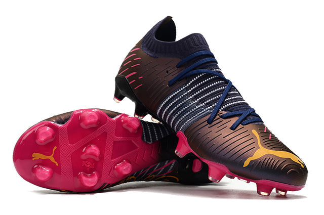 Puma Future Z FG Soccer Cleats – Black/Pink/Orange