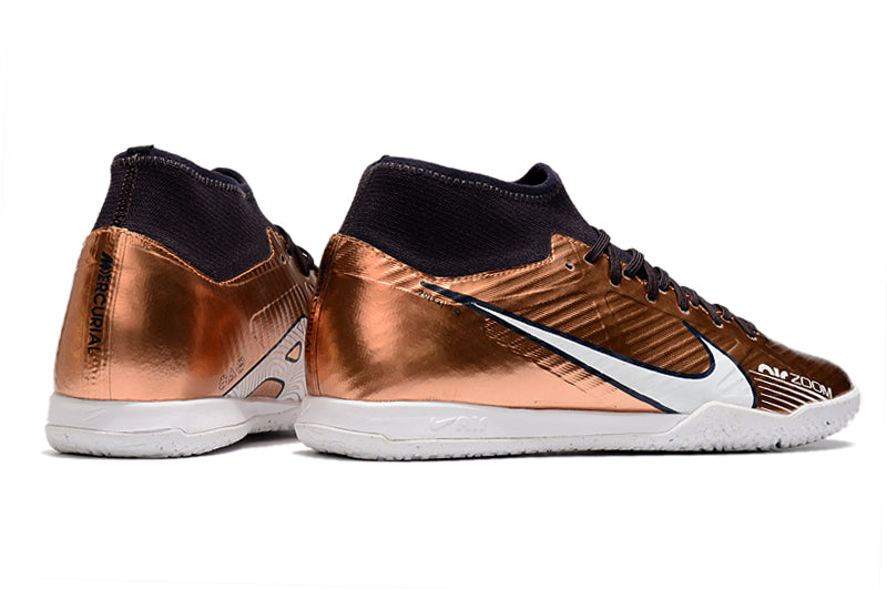 Nike Air Zoom Superfly 9 TF Futsal Shoes - Bronze - High Top