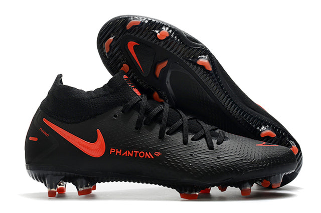 Nike Phantom GT Elite Dynamic Fit FG Soccer Cleats – High Top – Black/Red