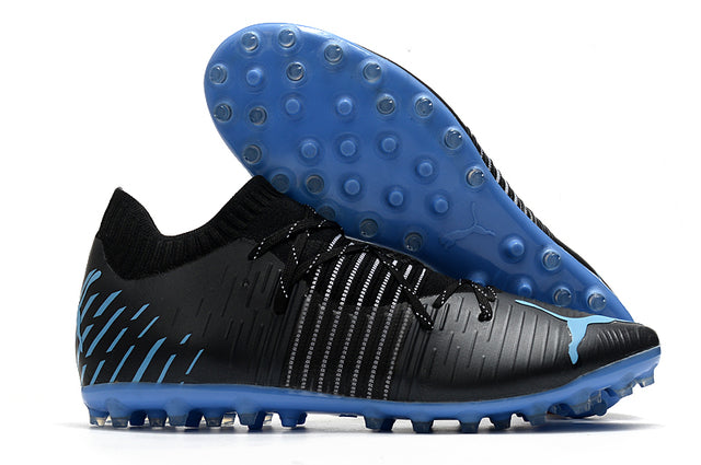Puma Future Z FG Firm-Ground Soccer Cleats - Black/Blue (Low)