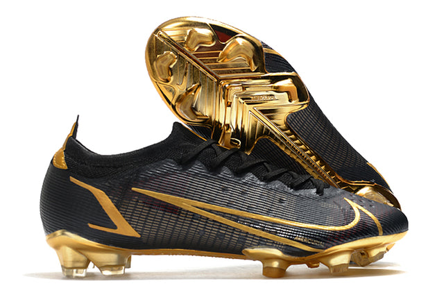 Nike Mercurial Vapor 14 Elite FG Football Boots Black/Gold - Low